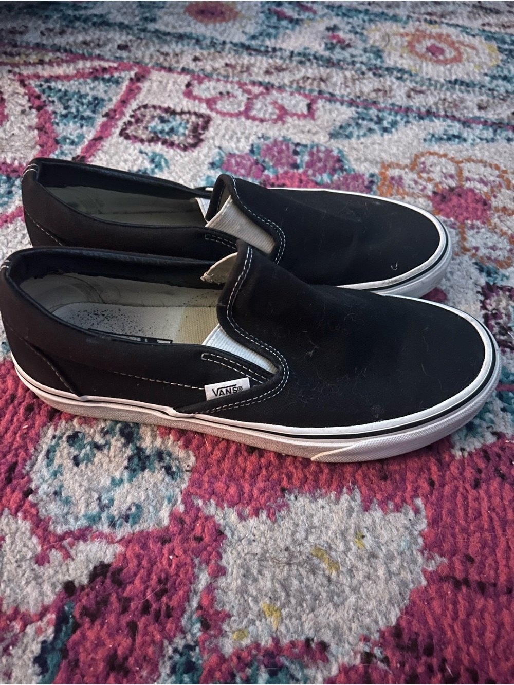 Vans Black Slip-On shoes